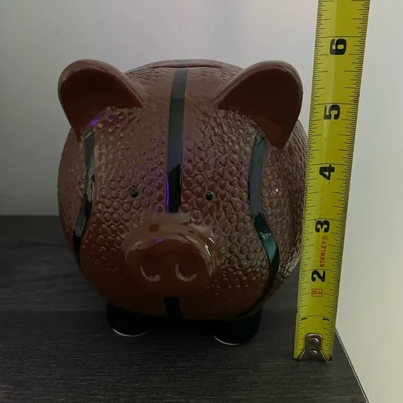 Ceramic Basketball Piggy Bank - Picture 7 of 7